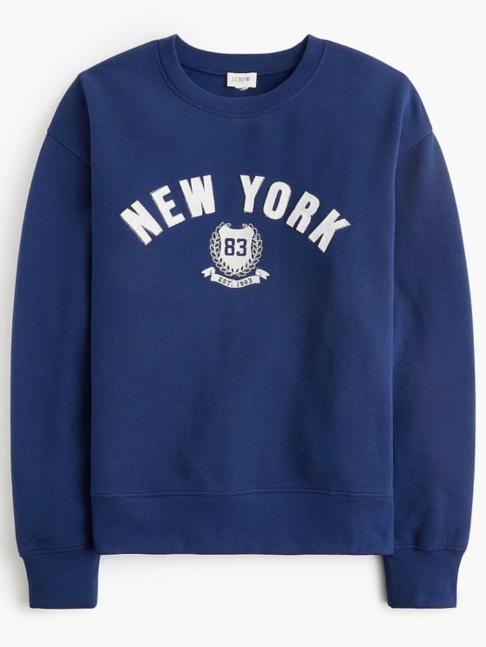 New J Crew "New York" Graphic Sweatshirt